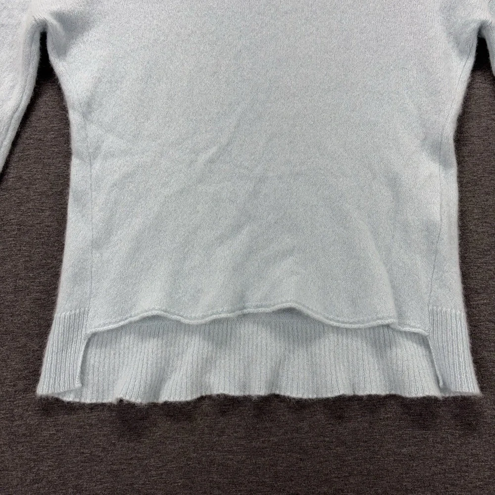 Maeve‎ Anthropologie Cashmere collection sweater Womens XS Light Blue Scoop Neck